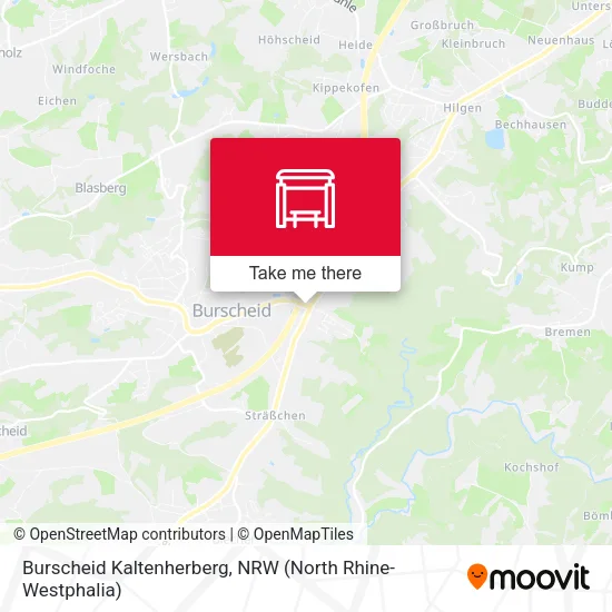 Карта Burscheid Kaltenherberg