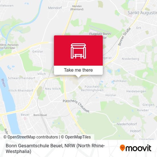 Карта Bonn Gesamtschule Beuel