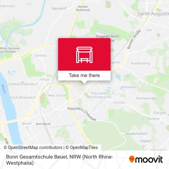 Карта Bonn Gesamtschule Beuel