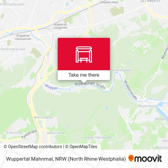 Карта Wuppertal Mahnmal