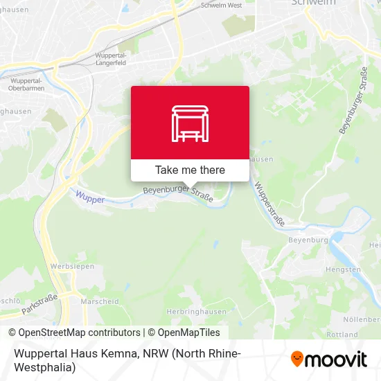 Wuppertal Haus Kemna map