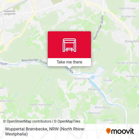 Карта Wuppertal Brambecke