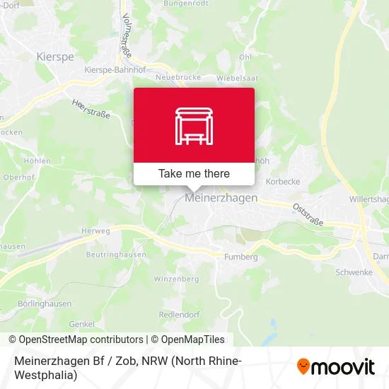 Карта Meinerzhagen Bf / Zob