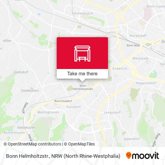 Карта Bonn Helmholtzstr.