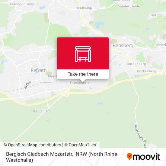 Bergisch Gladbach Mozartstr. map