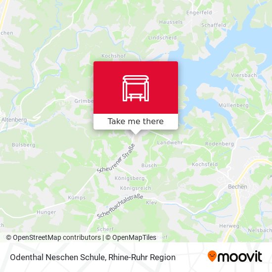 Odenthal Neschen Schule map