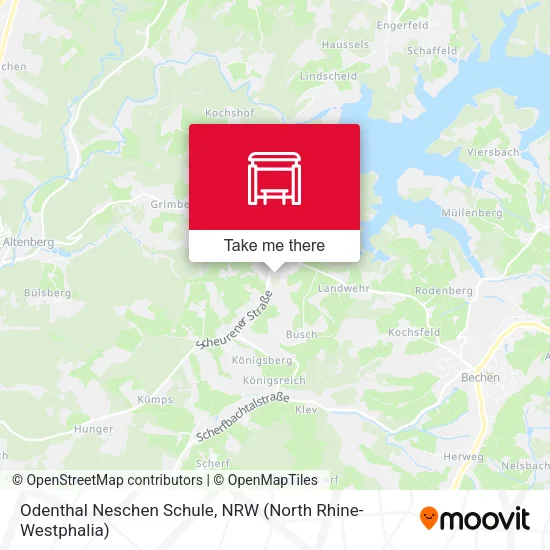 Карта Odenthal Neschen Schule