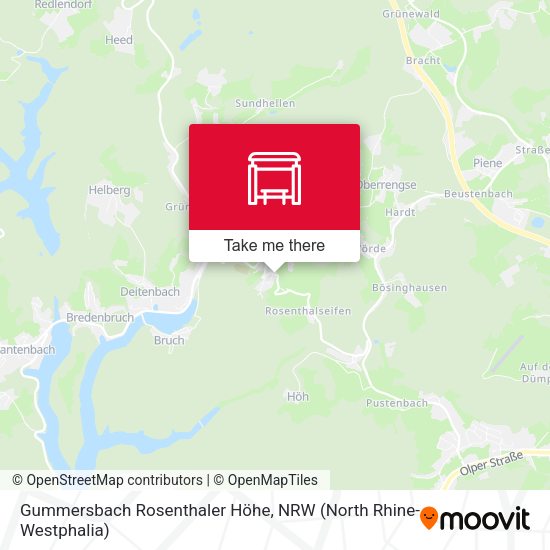 Карта Gummersbach Rosenthaler Höhe