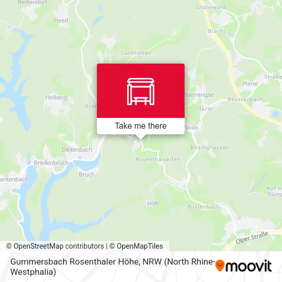 Карта Gummersbach Rosenthaler Höhe