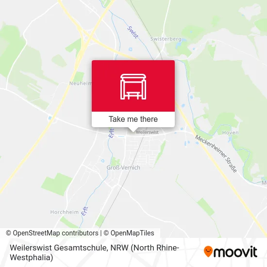 Weilerswist Gesamtschule map