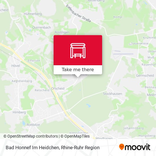 Bad Honnef Im Heidchen map