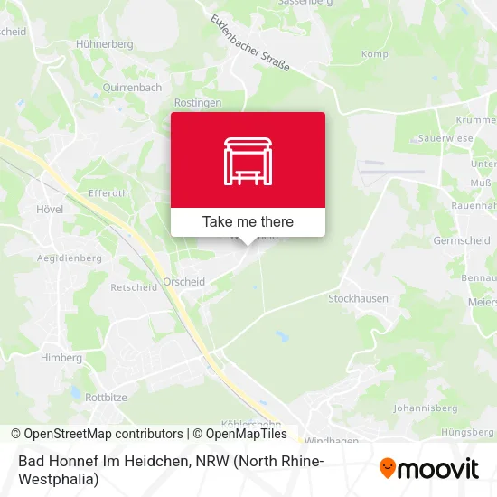 Карта Bad Honnef Im Heidchen