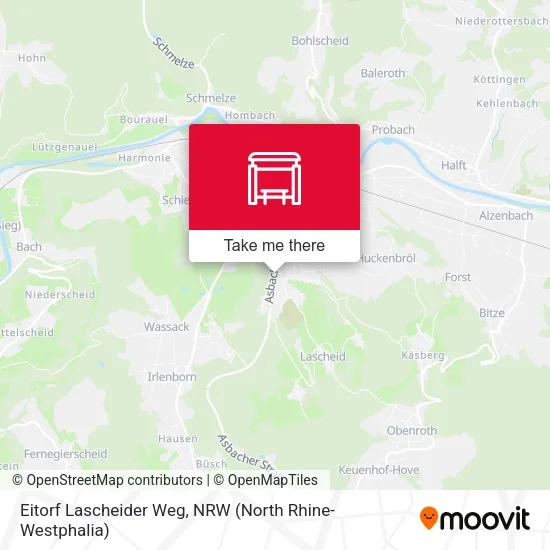 Карта Eitorf Lascheider Weg