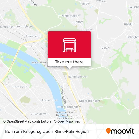 Bonn am Kriegersgraben map