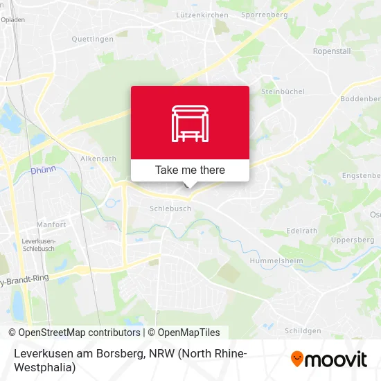 Карта Leverkusen am Borsberg