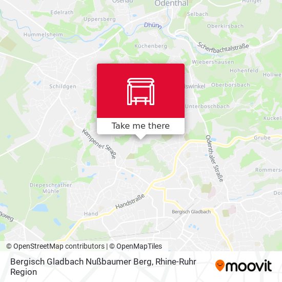 Bergisch Gladbach Nußbaumer Berg map