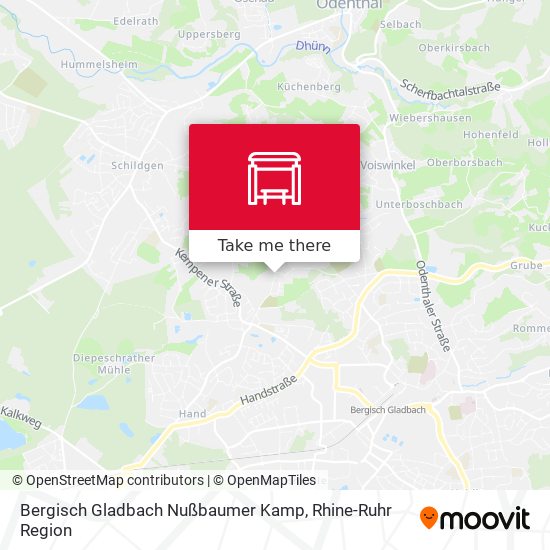 Bergisch Gladbach Nußbaumer Kamp map