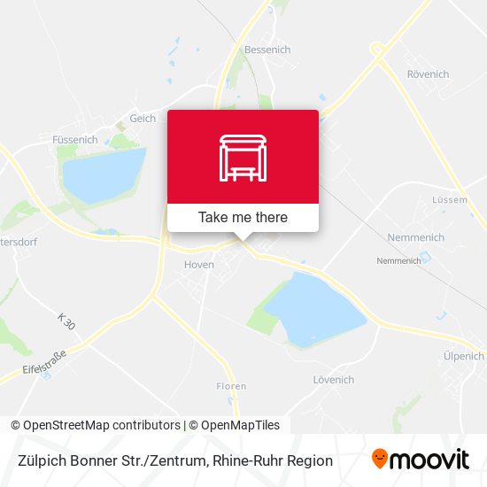 Zülpich Bonner Str./Zentrum map