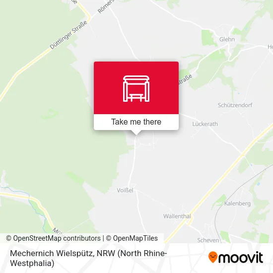 Карта Mechernich Wielspütz