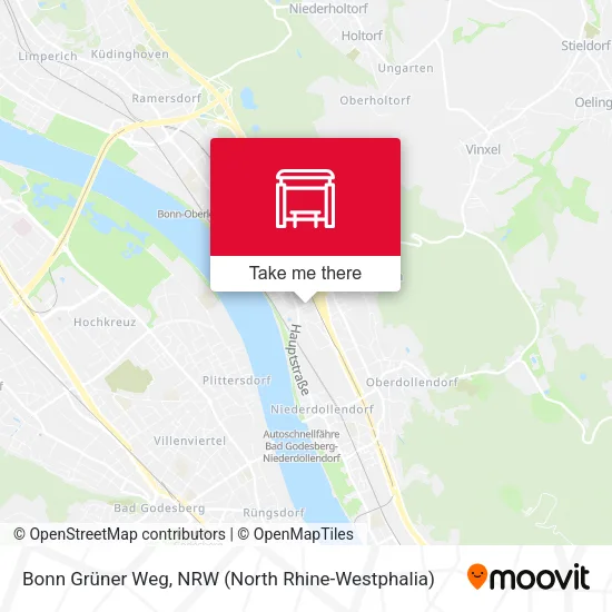 Карта Bonn Grüner Weg