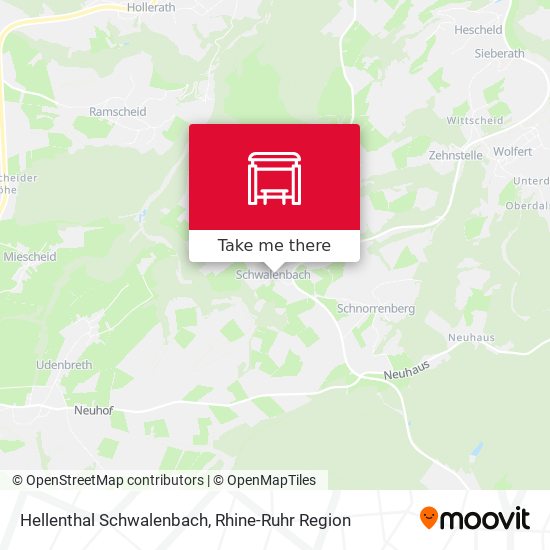 Hellenthal Schwalenbach map