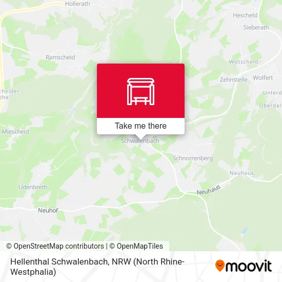 Карта Hellenthal Schwalenbach