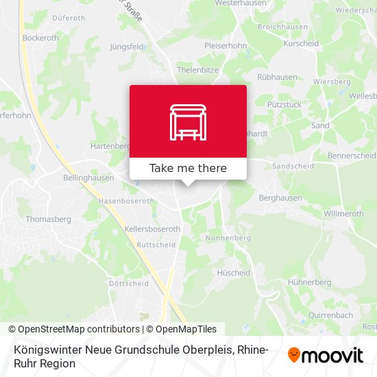 Königswinter Neue Grundschule Oberpleis map