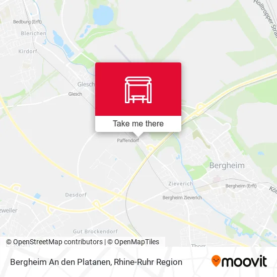 Карта Bergheim An den Platanen