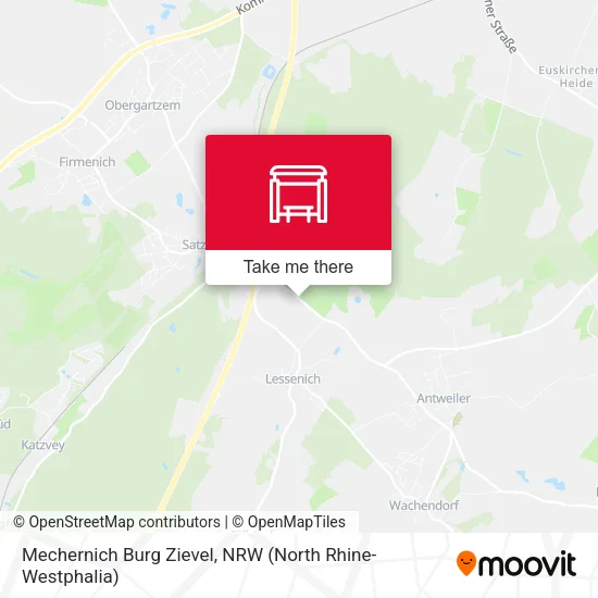 Карта Mechernich Burg Zievel