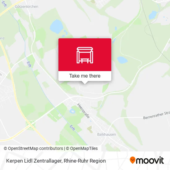 Карта Kerpen Lidl Zentrallager