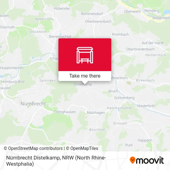 Карта Nümbrecht Distelkamp