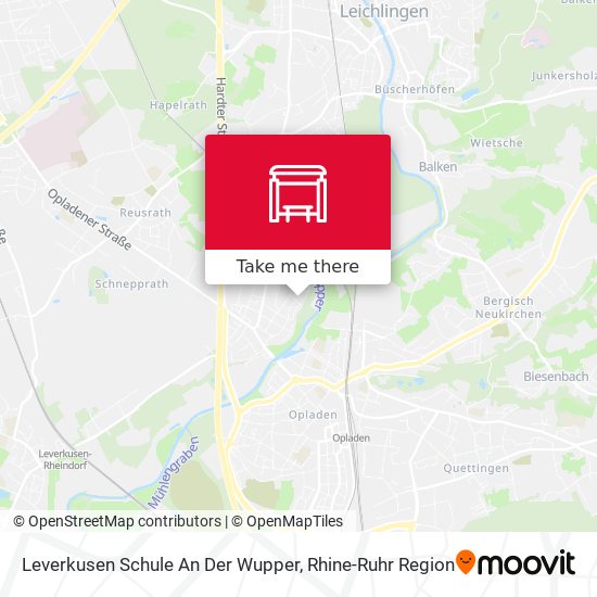 Карта Leverkusen Schule An Der Wupper