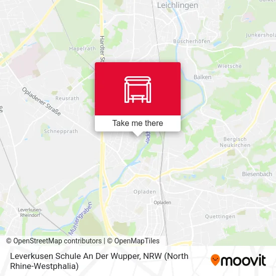 Карта Leverkusen Schule An Der Wupper