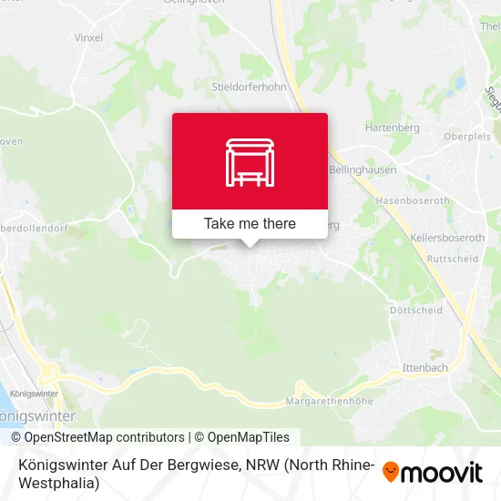 Карта Königswinter Auf Der Bergwiese