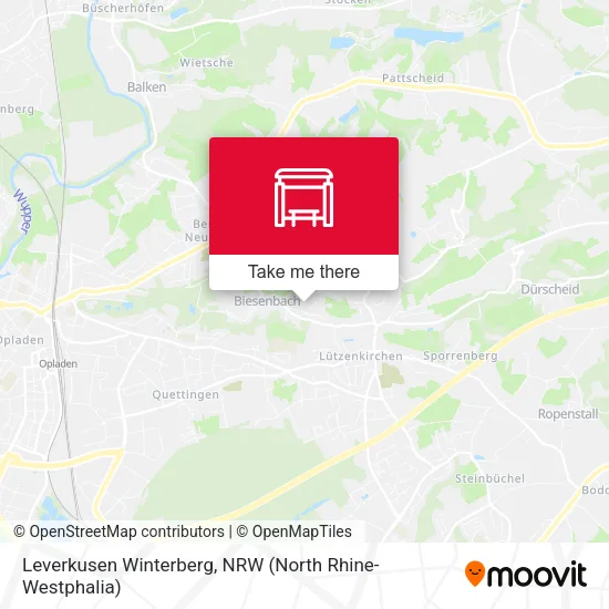 Карта Leverkusen Winterberg