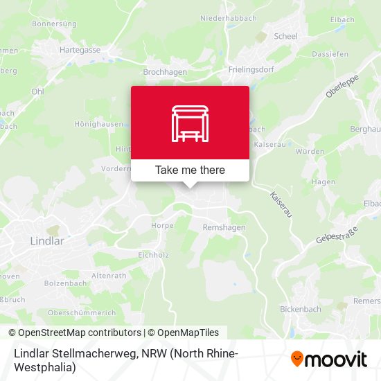 Lindlar Stellmacherweg map