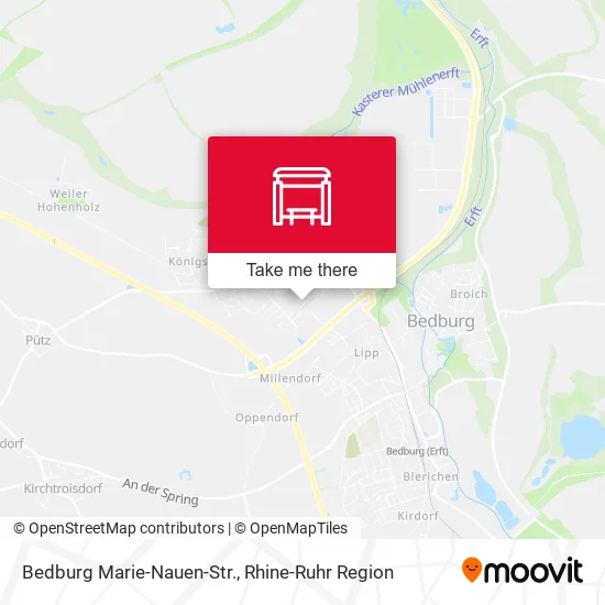 Карта Bedburg Marie-Nauen-Str.