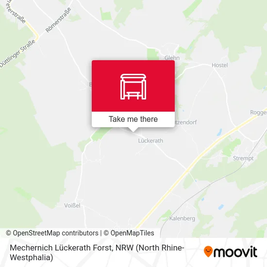 Карта Mechernich Lückerath Forst