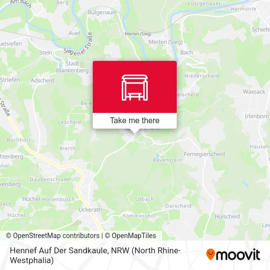 Карта Hennef Auf Der Sandkaule