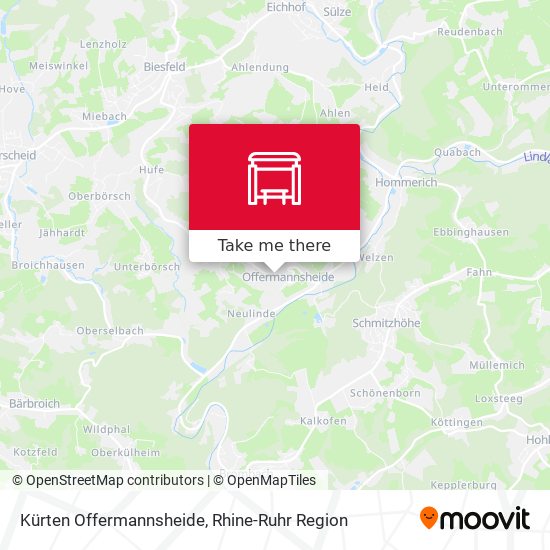 Kürten Offermannsheide map