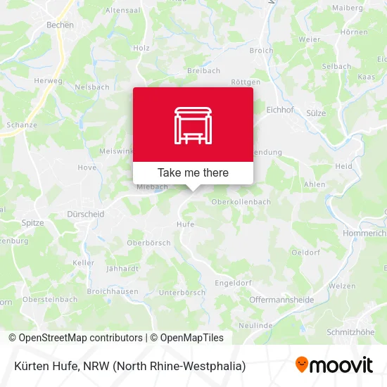 Карта Kürten Hufe