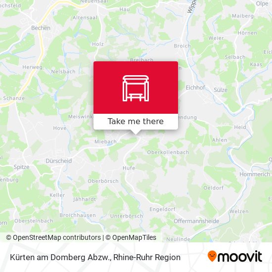 Kürten am Domberg Abzw. map