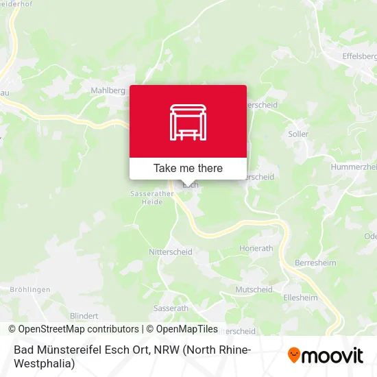 Карта Bad Münstereifel Esch Ort
