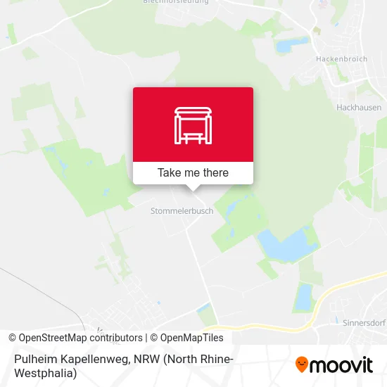 Pulheim Kapellenweg map