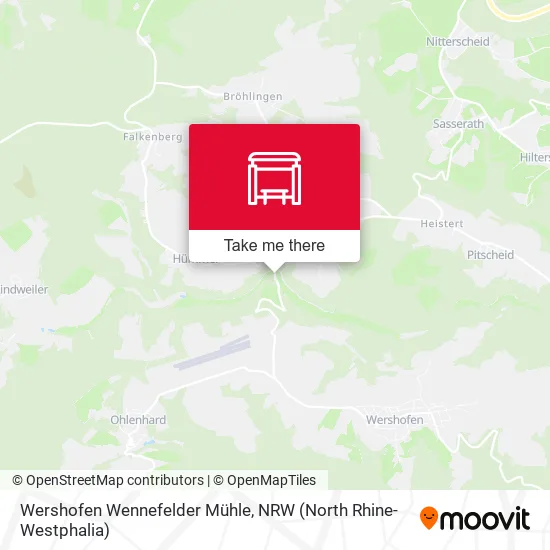 Карта Wershofen Wennefelder Mühle