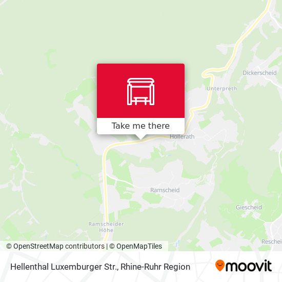 Hellenthal Luxemburger Str. map