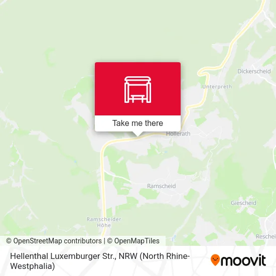 Карта Hellenthal Luxemburger Str.