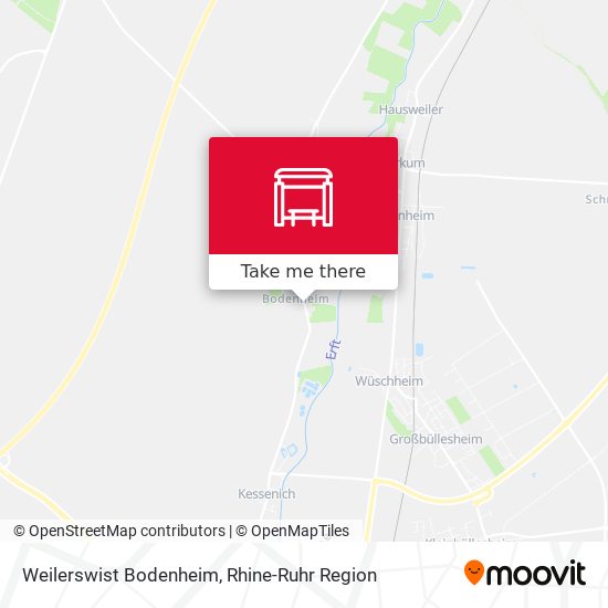 Weilerswist Bodenheim map