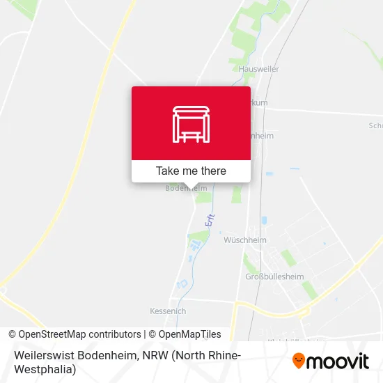 Weilerswist Bodenheim map