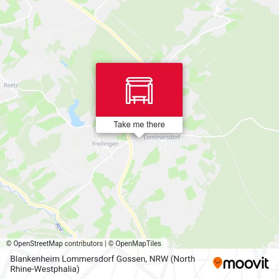 Blankenheim Lommersdorf Gossen map